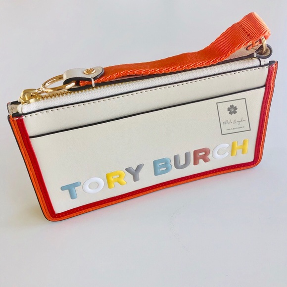 Tory Burch Handbags - Tory Burch - Perry Color-Block Zip Wristlet  (NWT)